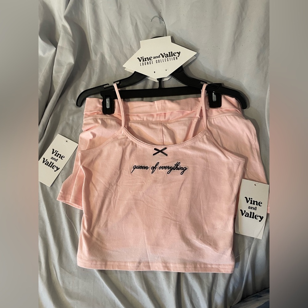 Baby Pink Lounge Set • Vine Of The Valley